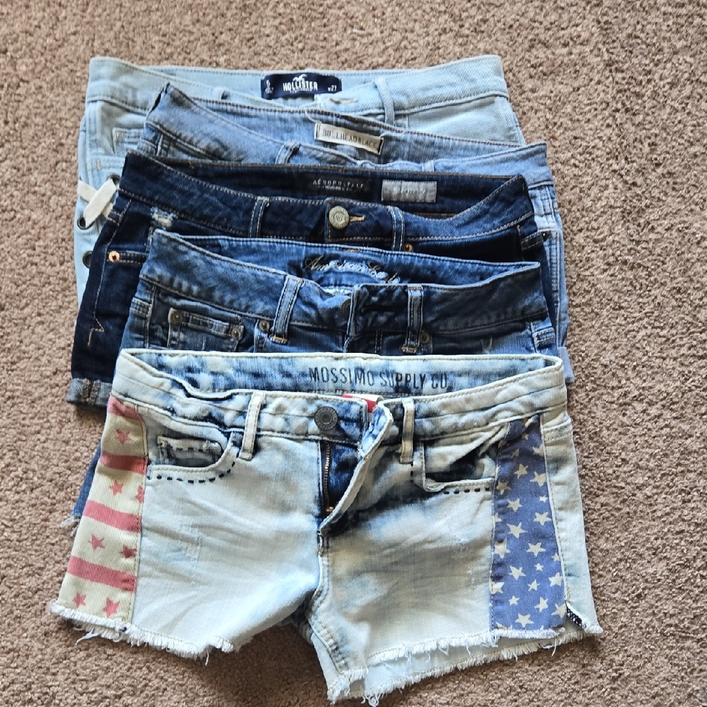 Lote 5 Shorts Size 0,5,2,7,3